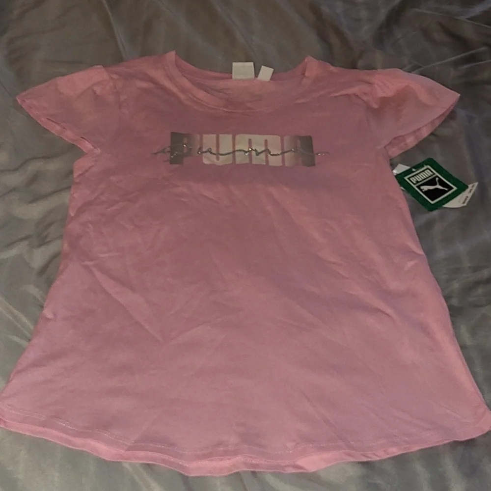 Puma Kids 2 Piece Set, Pink/Black, Large - Picture 6 of 6